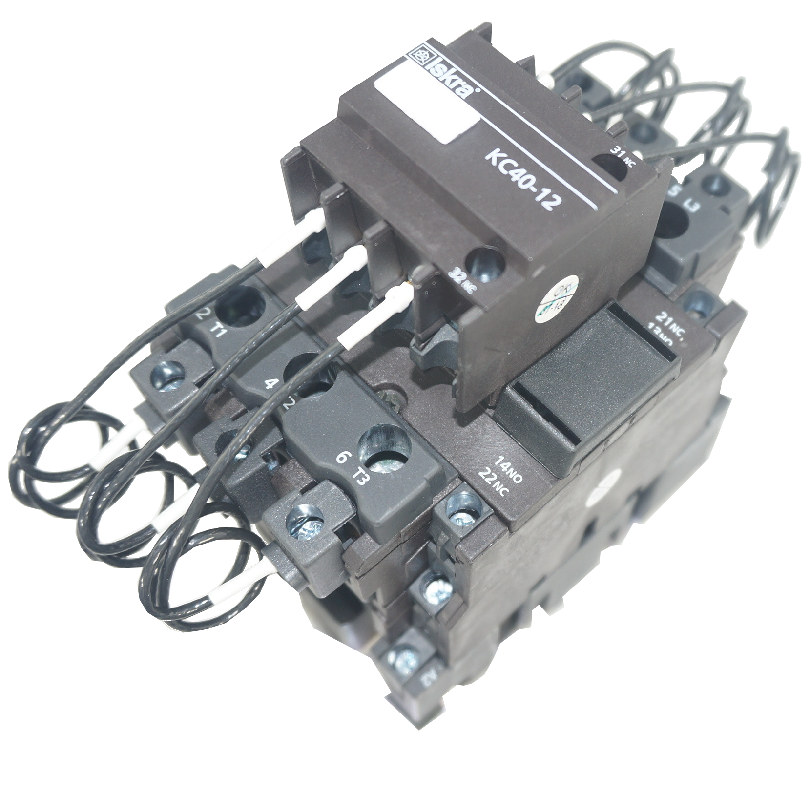 KC16-11-230-50, Capacitor Duty Contactor 240/480/600VAC @ 8, 16.7, 20 kVar, 200,000 Operations, AC-6B KC16-11-230-50, Capacitor Duty Contactor 240/480/600VAC @ 8, 16.7, 20 kVar, 200,000 Operations, AC-6B